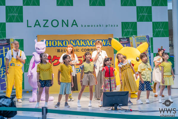 小林幸子＆中川翔子、ラゾーナ川崎プラザで「風といっしょに」の大合唱！