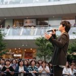 青柳翔、1stアルバム発売記念フリーライブを開催！劇団EXILEメンバーのサプライズ登場で会場に大歓声！！