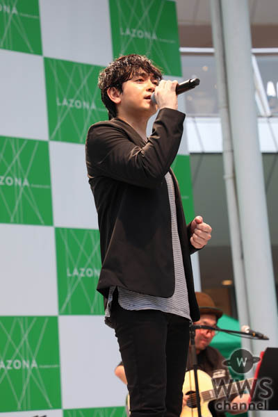 青柳翔、1stアルバム発売記念フリーライブを開催！劇団EXILEメンバーのサプライズ登場で会場に大歓声！！
