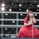 りんごちゃんが「a-nation 2019」大阪公演に赤いドレス姿で登場！＜a-nation 2019＞