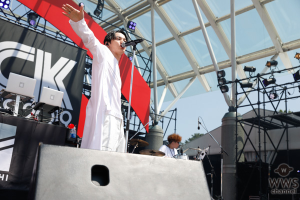 【ライブレポート】SKY-HIが、全身全霊を注ぐパフォーマンスでLAKE STAGEに登場！＜ROCK IN JAPAN FESTIVAL 2019＞