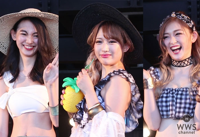 【動画】伊藤桃々、古川優奈（ゆうちゃみ）らが「San-ai Resort」ステージで美麗な水着ランウェイに登場！＜超夏休み2019＞