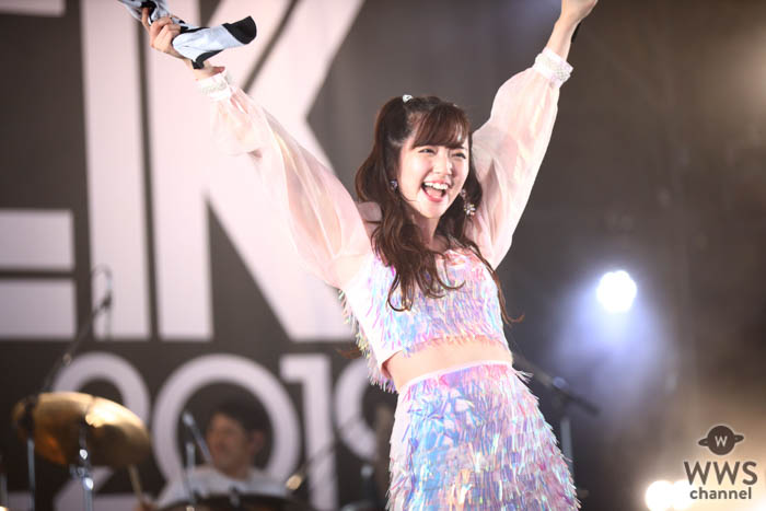 【ライブレポート】鈴木愛理がソロ曲に加え℃-ute、Bouno!時代の楽曲も披露！＜ROCK IN JAPAN FESTIVAL 2019＞