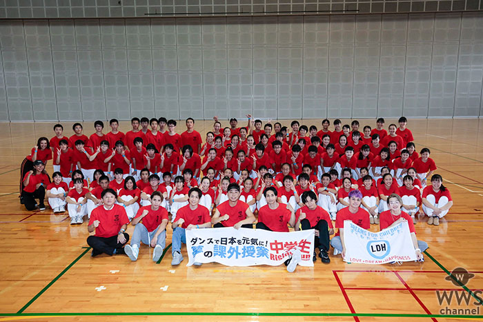 EXILE ÜSA、TETSUYA、橘ケンチ、佐藤大樹らが復興支援プロジェクト「中学生Rising Sun Project 2019」発表会で子どもたち100名とRising Sunのパフォーマンス！
