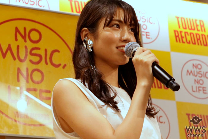 【動画】水谷果穂「落ち込んだ時に聞いてほしい」新宿タワレコで1stアルバム「深呼吸」をPR！