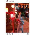 新木優子、夏の終わりに美麗な浴衣ショット公開！「笑顔に癒やされます」