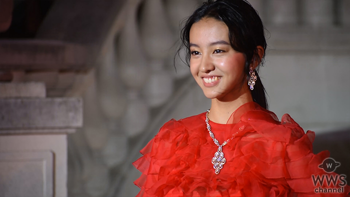 【動画】Kōki,がフェミニンな真っ赤なドレス姿で登場！＜harper by Harper's BAZAAR×CR Japan 1周年パーティ＞