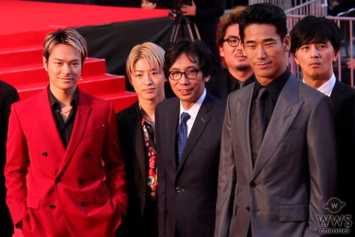 【動画】三代目JSB・今市隆二、GENERATIONS・佐野玲於らが第32回東京国際映画祭レッドカーペットに登場！