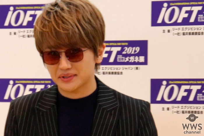 【動画】西島隆弘がクールなサングラス姿で声の復活を語る！＜第32回 日本 メガネ ベスト ドレッサー賞＞