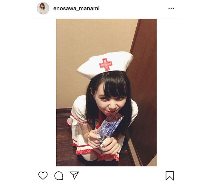 江野沢愛美が高2時代のハロウィンコスプレ公開！「「天使！！」「もう可愛すぎて可愛すぎて」「ズッキュンやねん」と大絶賛の声