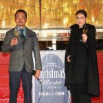 長谷川京子、横浜赤レンガ倉庫のクリスマスツリー点灯式に登場！20歳の頃の赤レンガデートの思い出を振り返る。