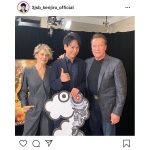 三代目JSB・山下健二郎が“シュワちゃん”と対談！「かっこよすぎるー！！！」「ツーショット迫力ありますね」と大反響