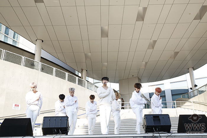 8人組ボーイズグループ「ATEEZ（エイティーズ）」が日本デビュー！東京・お台場のダイバーシティーにてリリース記念イベントを開催！