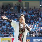 倖田來未がサガン鳥栖の試合に登場！『Bring It On~GOLDFINGER 2019メドレー』を披露し「ちょー昂りました！」