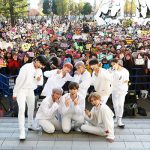 8人組ボーイズグループ「ATEEZ（エイティーズ）」が日本デビュー！東京・お台場のダイバーシティーにてリリース記念イベントを開催！