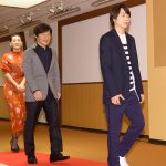 司会の櫻井翔、綾瀬はるか、内村光良がNHK紅白の会見にレッドカーペットから登場！＜第70回NHK紅白歌合戦＞