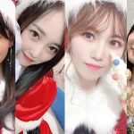 AKB48 向井地美音ら15期生がサンタコス写真を続々投稿！込山榛香は「もう何も着てないも同然サンタ」！？