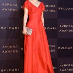 マギーが「ブルガリアウローラ アワード」のフォトコールに登場！＜BVLGARI AVRORA AWARDS 2019＞