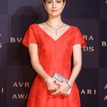 マギーが「ブルガリアウローラ アワード」のフォトコールに登場！＜BVLGARI AVRORA AWARDS 2019＞