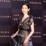 のんが透け感のロングドレスで「ブルガリアウローラ アワード」のフォトコールに登場！＜BVLGARI AVRORA AWARDS 2019＞