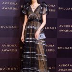 のんが透け感のロングドレスで「ブルガリアウローラ アワード」のフォトコールに登場！＜BVLGARI AVRORA AWARDS 2019＞
