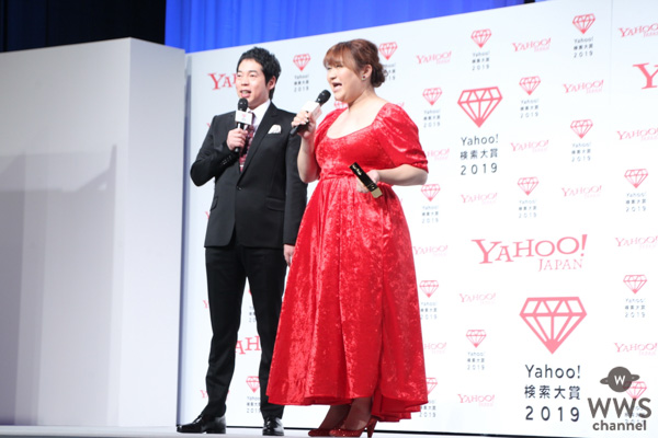 「お笑い芸人部門賞」をりんごちゃんが受賞！武田鉄矢とマツコ・デラックスのものまねで会場を沸かす！＜Yahoo!検索大賞2019＞