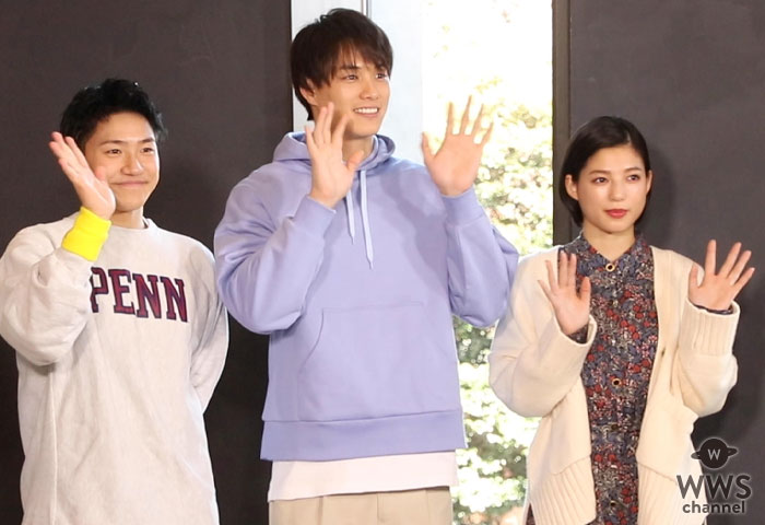 【動画】鈴木伸之、HIROとの交換日記提案に「恐れ多い」小森隼、石井杏奈と共に朗読劇「BOOK ACT」会見に登場