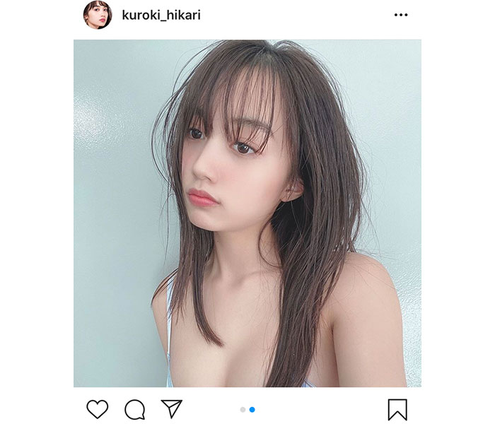 黒木ひかり、アンニュイな美麗水着ショットに釘付け！「おとなになった」「もっと見たいです」