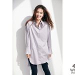 中村アン、レディスブランド『23区』とのコラボ第2弾。大人の女性のためのロングシャツ販売