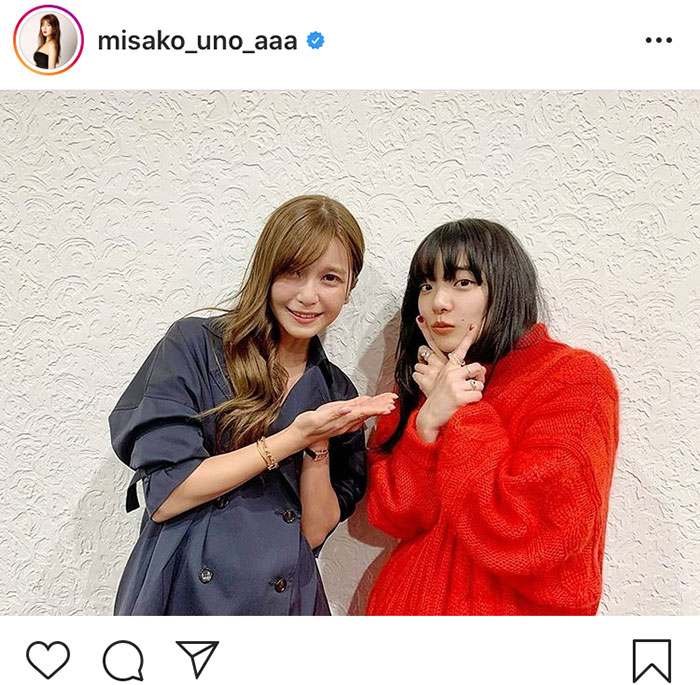 AAA 宇野実彩子があいみょんのライブに訪問！「最高すぎる」「2ショットが見られて嬉しい」