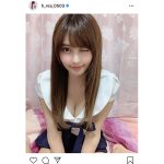 花咲れあ、彼女感溢れるプライベート風ショット公開「清楚すぎる」「ウィンクが大好き」と反響も