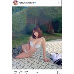 平嶋夏海、制服脱ぎ捨てるセクシーオフショットを公開！「ヤバい」「素晴らしい」