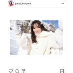 今泉佑唯、「ロマンスの神様」風の雪国オフショット公開！「雪国の美少女」「本当に癒されるその笑顔」と大絶賛