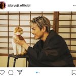 三代目JSB・今市隆二がじゃらん「にゃらん」との2ショットにデレデレ！「なんなん反則なっ」「可愛すぎてキュン」