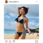 小島瑠璃子がハワイのビーチでセクシー水着ショット公開！「素晴らしい」「ナイスバディ」「天使舞い降りてる」」