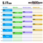 METROCK 2020（メトロック）の東京・大阪のタイムテーブルが発表