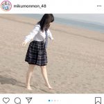 HKT48 田中美久、現役最後の海辺制服ショットに「最高です」「天使か！？」「永遠に見ていたなぁー！」と大反響