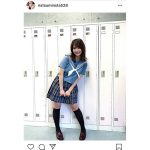 平嶋夏海が王道制服のオフショット公開！「似合い過ぎ！」「こんなお姉さん欲しかった」