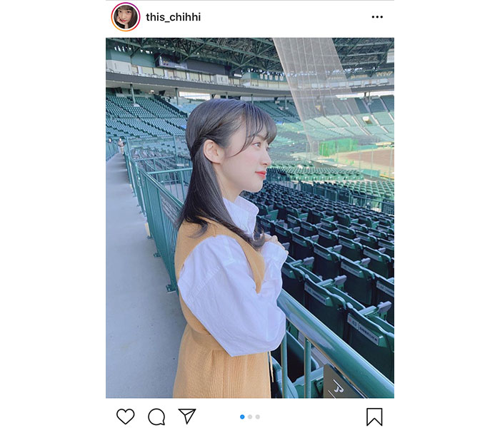 NMB48 川上千尋が「甲子園グルメ大使」に就任！「タイガースファンとして夢のような撮影でした」