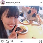 HKT48 田島芽瑠、ももクロ 高城れにと「れにめる」2ショット公開「嬉しすぎるコラボ」「最高すぎるわ」