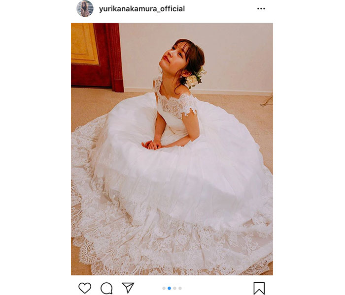 中村ゆりか、純白のウエディングドレス写真を公開！「美しい」「いつの写真ですか？？」「ギルティの1コマ！？」など憶測の声も