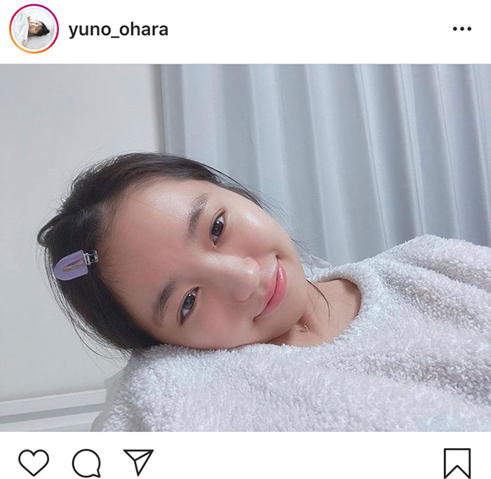 大原優乃、赤ちゃんのようなまったり美肌ショット公開「ゆで卵？」「可愛いくてたまらん」
