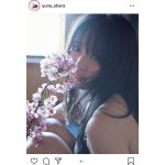 大原優乃、大人の魅惑で全開の桜美麗ショット公開「とても素敵です」「おうちに飾りたいです」