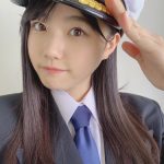 STU48 瀧野由美子、放映中のCMより船長衣装のオフショットを公開！「制服がよく似合ってます」とファンの声
