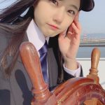 STU48 瀧野由美子、放映中のCMより船長衣装のオフショットを公開！「制服がよく似合ってます」とファンの声