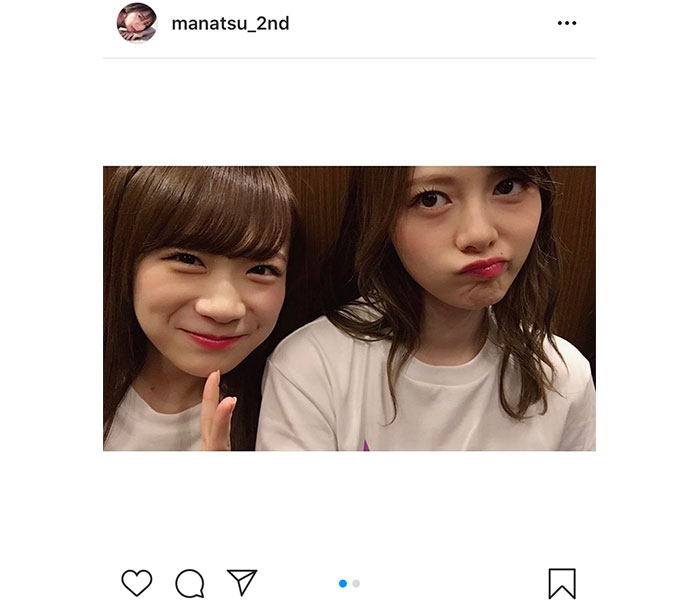 乃木坂46 秋元真夏、白石麻衣との東京ドーム2ショットに「秋石姉妹可愛すぎ」と反響