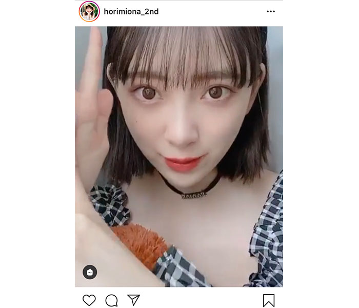 乃木坂46 堀未央奈のインスタがフォロワー26万人超！動画でお礼コメントも発信