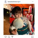 橋本環奈、夏の訪れを感させる爽やか浴衣ショットに「一瞬で癒された」