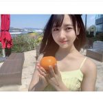 STU48 石田千穂、瀬戸内の海を背景にしたビューティーオフショット公開「めちゃ可愛い」「最高」