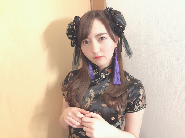 HKT48 森保まどか、黒チャイナドレス姿に「なんて可愛いの」「優勝です！！」と歓喜の声